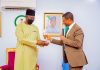 NCPC BOSS PRESENTS PILGRIMAGE AWARD TO GOV. SULE