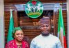 SALLAH HOMAGE: GOVERNOR BELLO RECEIVES SAMEERA ABU ALI