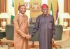PRESIDENT BOLA TINUBU RECEIVES NCPC BOSS AT THE STATE HOUSE