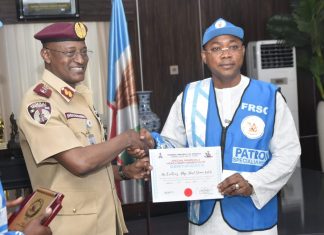 FRSC DEEPENS ROAD SAFETY PARTNERSHIP AS CORPS MARSHAL INVESTS GOVERNOR ODODO, RECEIVES 10 ELECTRIC PATROL BIKES
